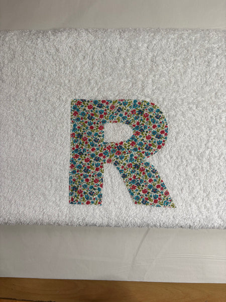 R in Secret Garden - Bath Sheet