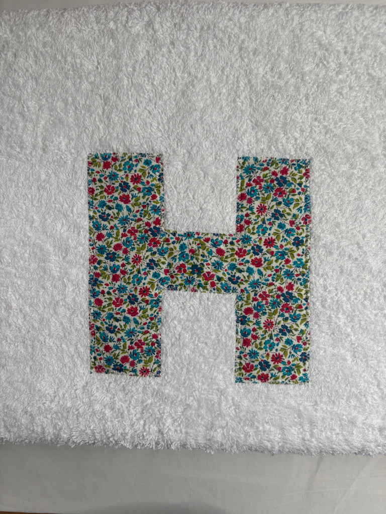 H in Secret Garden - Bath Sheet