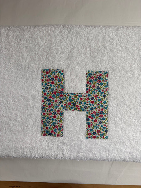 H in Secret Garden - Bath Sheet