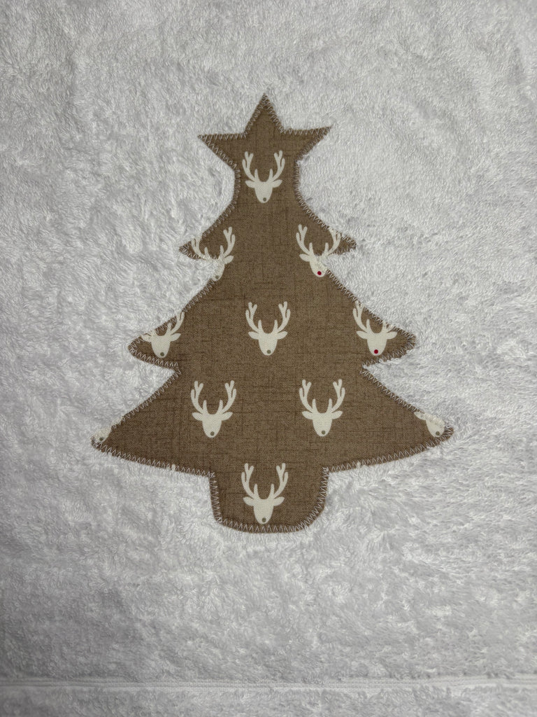 Christmas Tree in Spot Rudolph - Hand Towel
